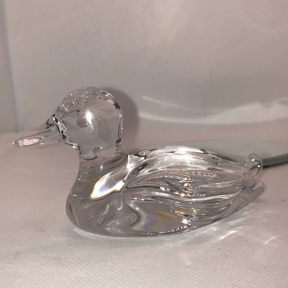 Princess House Crystal Duck - Picture 3 of 3